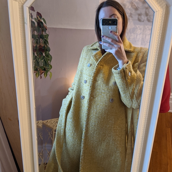 Vintage J Crew Wool Tweed Coat - Picture 12 of 13